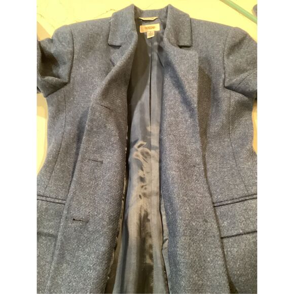 Talbots 100% Wool Tweed Blazer Jacket Sz 8 Vintage Lined Made in Italy - Picture 7 of 7